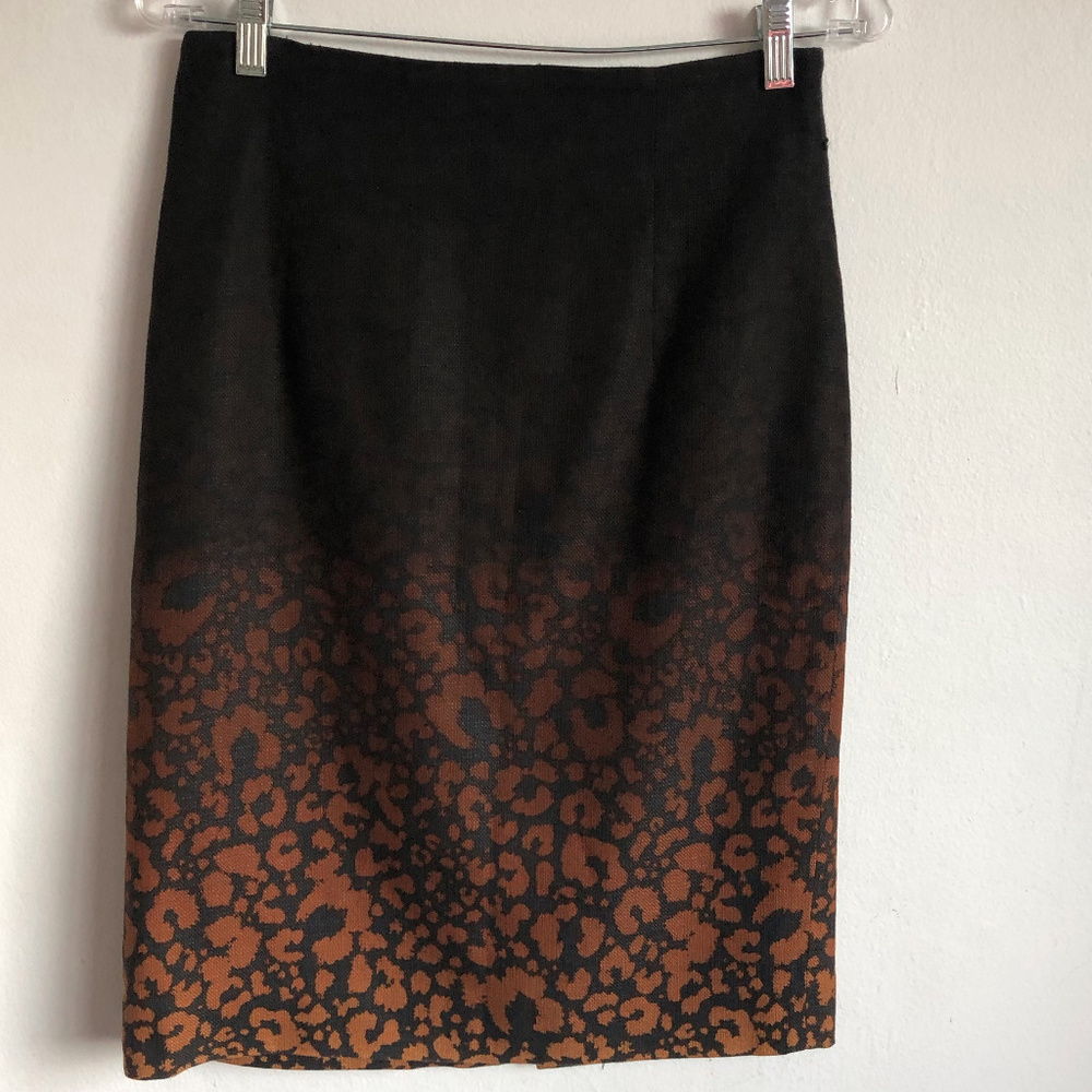 Classiques Entier Animal Print Straight Skirt 6
